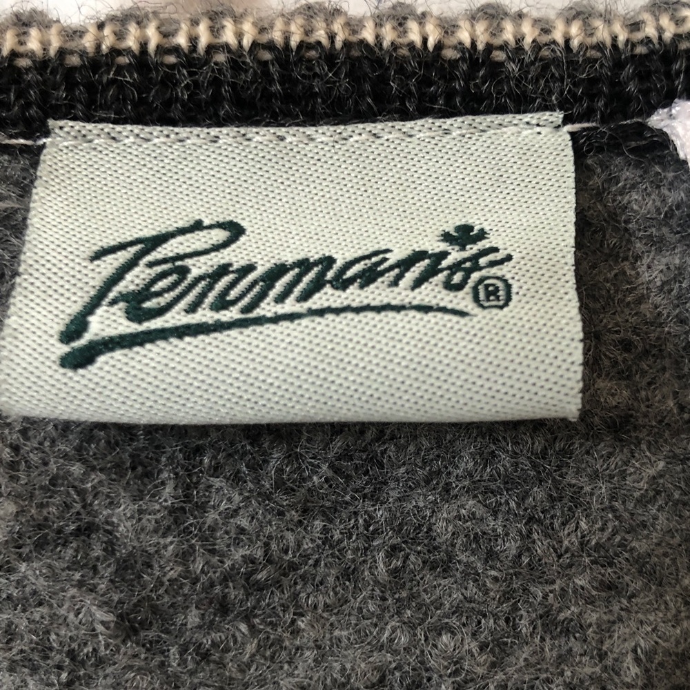 Vintage Penmens Cottagecore Wool Sweater Vest Large - Picture 6 of 8